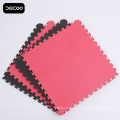 Red black Color Interlocking EVA Foam Puzzle Mat